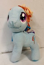 Vintage My Little Pony Rainbow Dash Horse Plush Ribbon Hair 6" Fast Shipping
