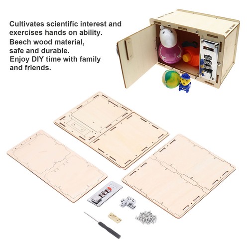 Safe Box Building Block Toy Money Bank Coded Lock Model Gift For Children K✈ - Picture 20 of 22