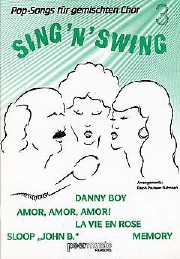 Sing'n'swing. Pop-Songs Vocal Score Mixed Choir [SATB] and Guitar Peer Musik Ver