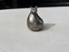 Swedish DANSK DESIGNS Silver Plate Fat Cat Paperweight. — photo 1