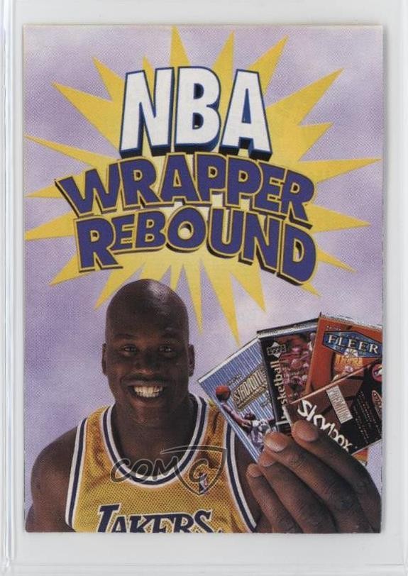 1998 NBA Wrapper Rebound Offer Shaquille O'Neal HOF 2u3