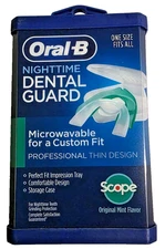 Oral-B Plus Scope Original Mint Flavor Nighttime Dental Guard One Size