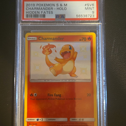 Charmander graded PSA 9 for sale on eBay