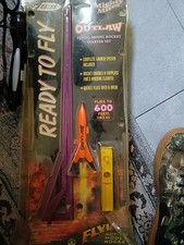 Estes Ready To Fly Mighty Mites Outlaw Flying Rocket, 💯 Complete 