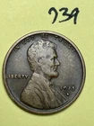 1915-S LINCOLN WHEAT CENT, semi key date, low mintage "FINE" condition #739