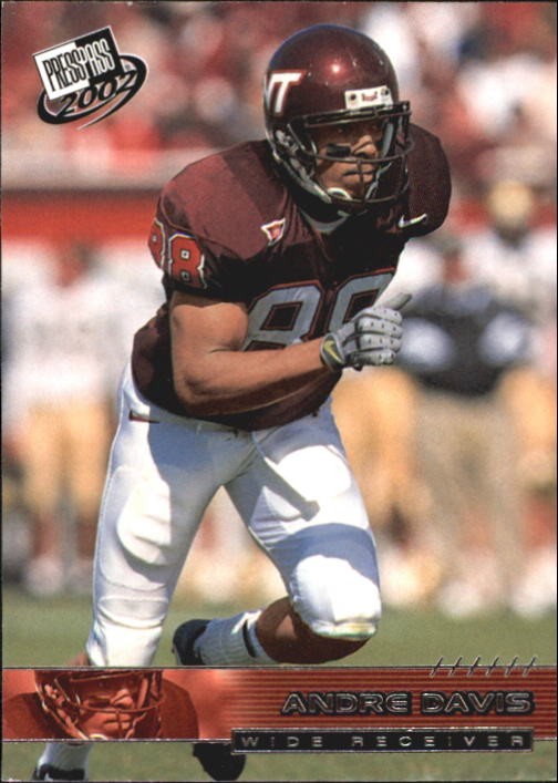 2002 Press Pass #23 Andre Davis - FB