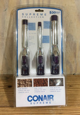 Conair Supreme Set of 3 Curling Irons Combo Model CB433W2N