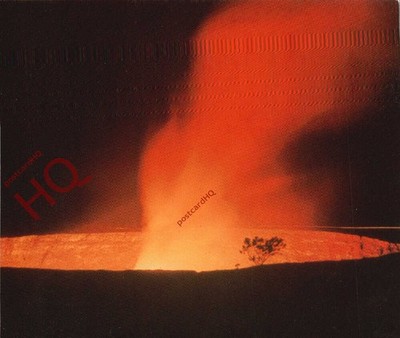 Ansichtskarte::Hawaii, Kilauea, Vulkanausbruch