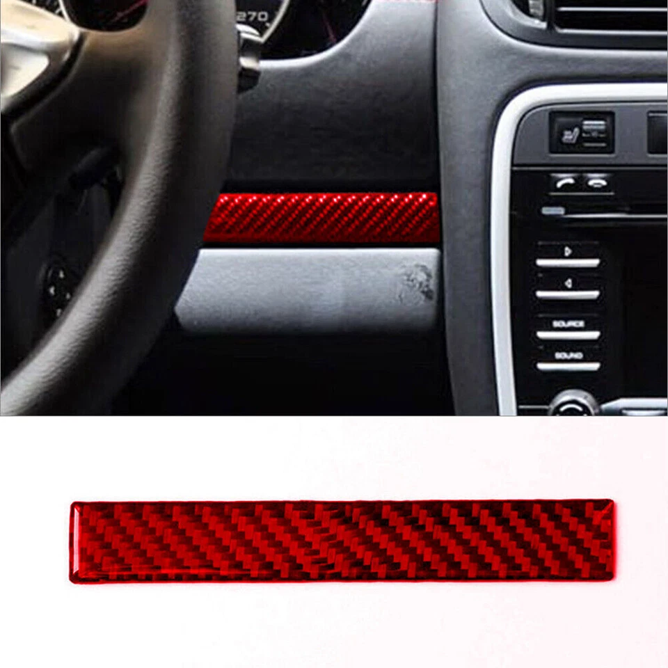 43 шт красный углеродного волокна полный комплект отделки салона для Porsche Cayenne 2003-10 - Изображение 2 из 4