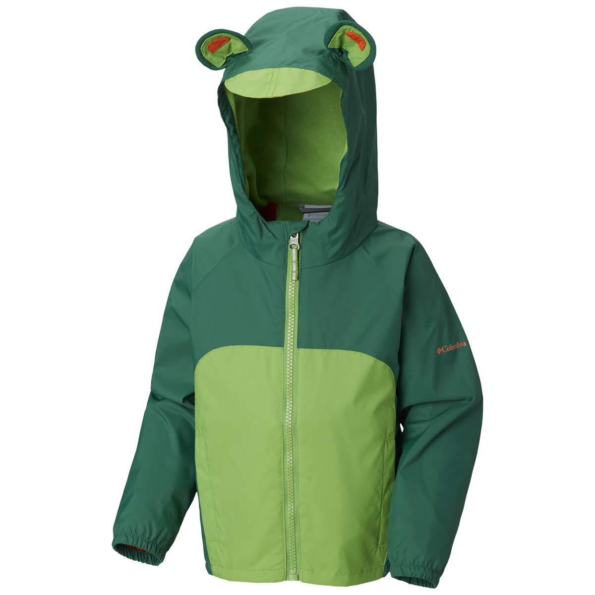 Columbia Infant Kitteribbit Fleece Lined Rain Jacket Ivy Gre
