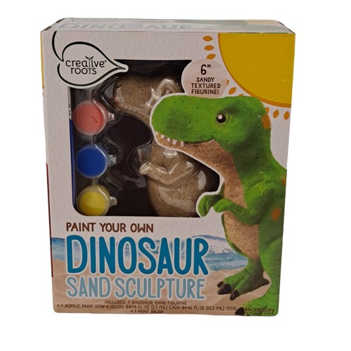 Paint Your Own Dinosaur Sand Sculpture Kids Toy Activity Birthday Gift - Picture 13 of 13