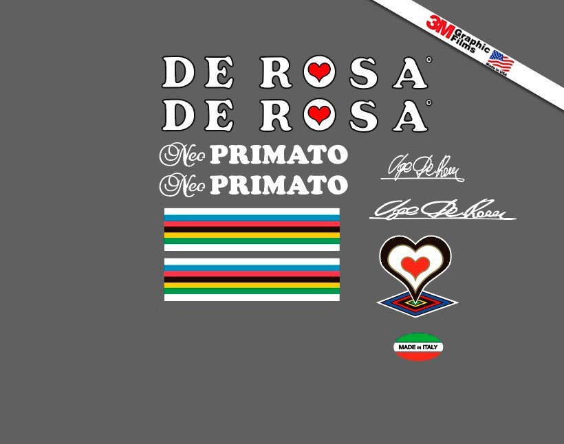 De Rosa Neo Primato white kit vinyl decal set sticker stickers sticker ステッ