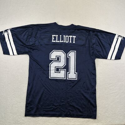 Dallas Cowboys Shirt Mens XL Navy Blue NFL Football Jersey #21