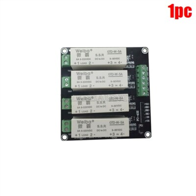 1Pcs 4 Channel Ssr Solid State Relay Low Trigger 5A 0-2V Dc-Dc Arduino Uno R3 xb