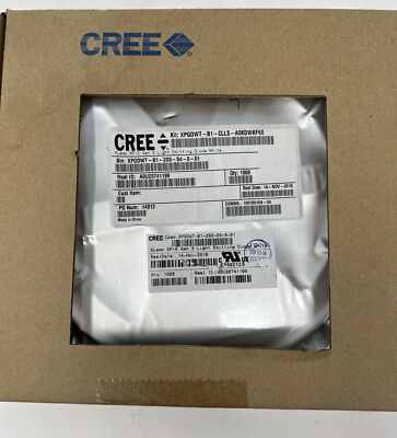 *1,000 QTY* Cree XLamp XP-G Gen 3 Light Emitting Diode/ White *NEW SEALED*