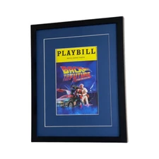 BLACK SHADOW BOX FOR PLAYBILL MAGAZINE (5 3/8 X 8 3/8) WITH UV PROTECTION!