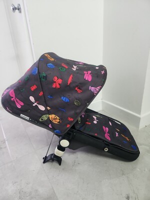 Limited Edition Bugaboo Cameleon 1 2 3 Andy Warhol Happy Bugs Hood And Apron Set