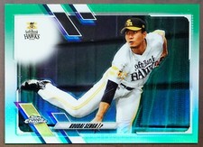 2021 Topps Chrome NPB KOUDAI SENGA  SP /99 GREEN REFRACTOR #204 SoftBank Hawks
