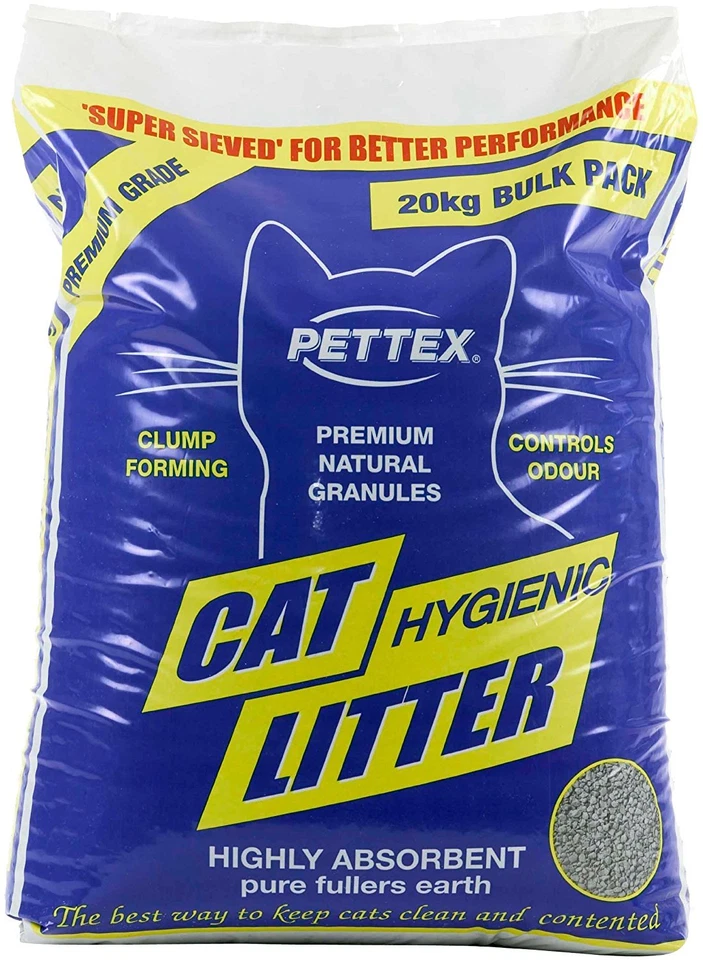 Pettex Premium Clumping Cat Litter 20Kg - Highly Absorbent Clump Forming Litter - Image 1 of 1