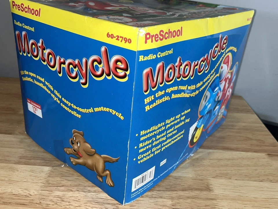 Редкая Винтажная Радиоуправляемая Хижина для Радиоуправляемого Мотоцикла для Дошкольников В коробке Трудно найти - Изображение 2 из 4