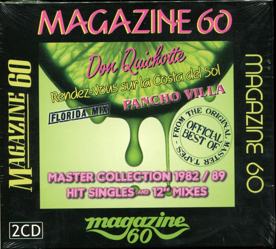 MAGAZINE 60 - 2 CD LIMITED - ITALO DISCO - DON QUICHOTTE - 80'S - NEW AND SEALED