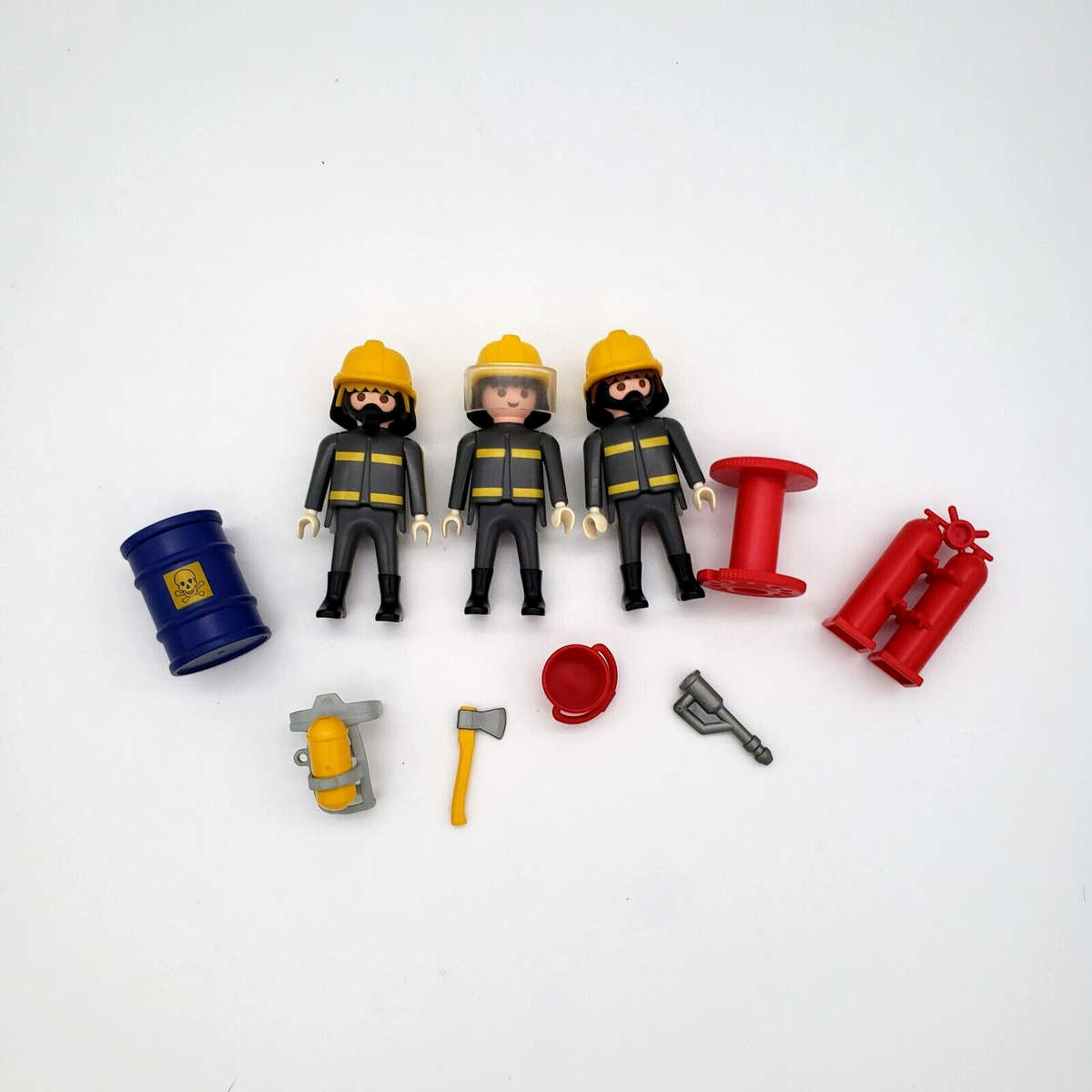 Vintage Playmobil Firefighters Firemen Lot 3882 3883 Fire Fighters