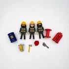 Vintage Playmobil Firefighters Firemen Lot 3882 3883 Fire Fighters