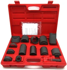 14pc Master Ball Joint Remover Tool Kit Auto Press Repair Tool Case Adaptors NEW