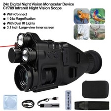 Day Night Vision Monocular, 8x OPTICAL, XXL Screen, NOT pard pulsar atn