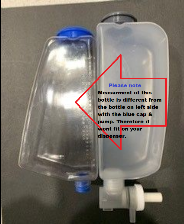 Cartridge part for Classic / UltiMate Shower Dispenser W/O a Push