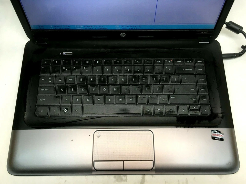 HP ProBook 655 15.6" Laptop AMD E series Boots to BIOS NO HDD/RAM/Charger JR - Image 3 of 4
