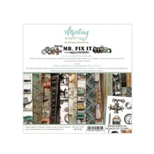 Mintay Papers - Mr. Fix It 6x6 Paper Pad 24/pk + Bonus Sheets Scrapbook