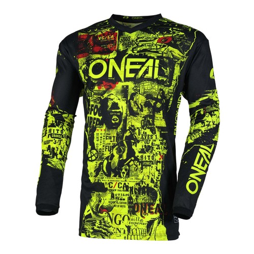 O'Neal Youth Element Attack V.5 Gear Set/Jersey Pant Combo Black/Neon YXL / Y28 - Picture 2 of 5