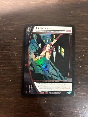 2004 VS System Marvel Origins Unlimited Foil Elektra #MMK-182