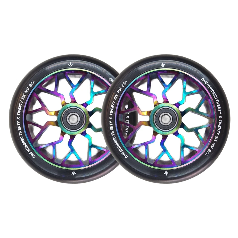 Blunt Envy 120mm Prodigy X Stunt-Scooter Rollen - Paar - Schwarz/Neo Chrom