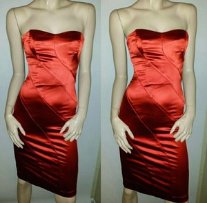 bebe red dress