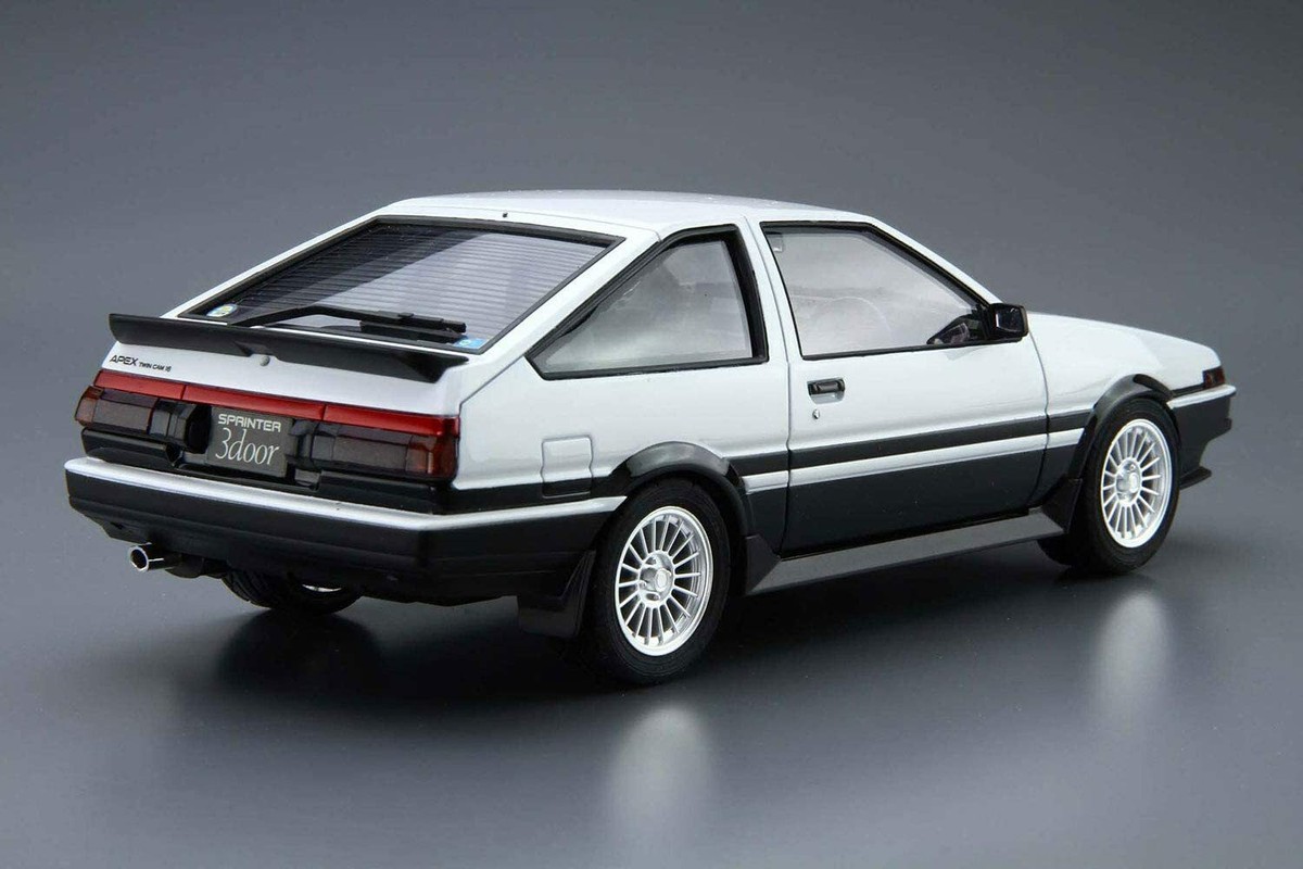 Aoshima 1/24 Model Kit Toyota AE86 Sprinter Trueno GT-APEX 1985