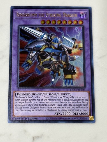 Yugioh Rindbrumm The Striking Dragon Ultra Rare NM 1st Edition Same Day Shipping EBay