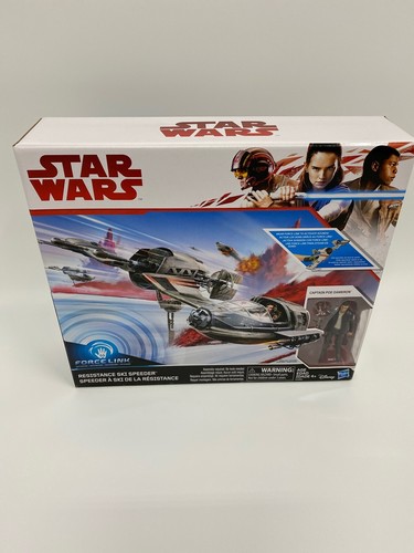 STAR WARS Resistance Ski Speeder Poe Dameron Hasbro Force Link - Picture 2 of 5