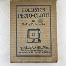 Holliston Photo-Cloth for Backing Photographs WHITE 12x9 Box Advertising