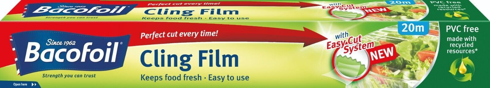 Bacofoil Cling Film 32.5cm x 20m With Easy Cut System Wrap
