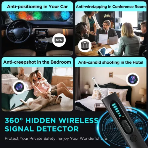 Anti-Spy RF Signal Detector Hidden Camera GSM Audio Bug Finder Scanner Tracker - Bild 7 von 11