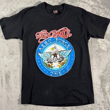 Vintage 90s Aerosmith Aero Force One Tour Shirt Giant Tag Sz XL Made in USA