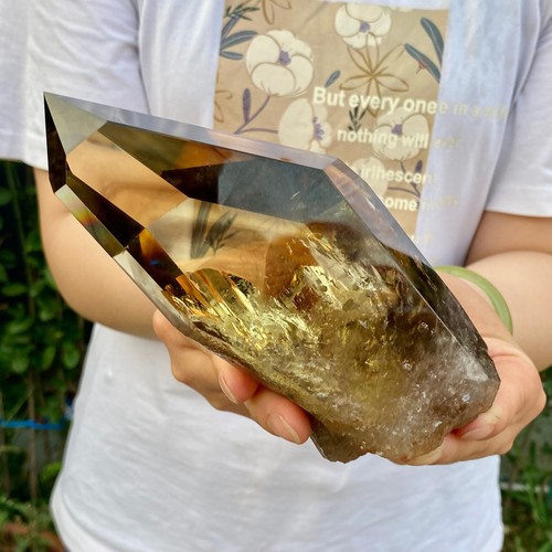 1.87LB Natural Citrine backbone cluster mineral specimen quartz crystal healing - 第 4/18 張圖片