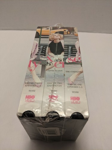 Sex and the City: The Complete Fifth Season {VHS} 3 Tape Set Brand New Sealed - Picture 2 of 6