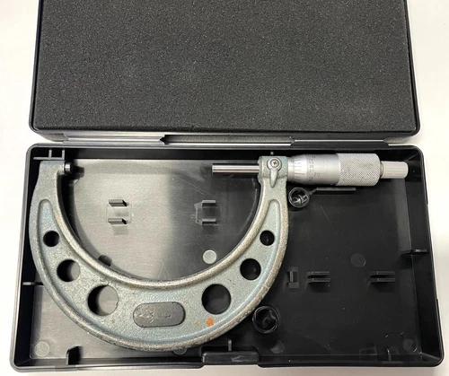 Mitutoyo 103-180 Outside Micrometer, 3-4" Range, .001" Graduation with Case