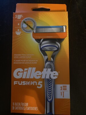 Gillette Fusion5 ProShield Men's Razor, Handle and 2 Blade Refills