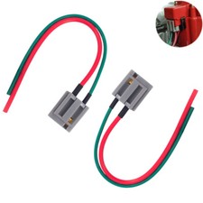 2Sets HEI Distributor Pigtail Harness Dual Connectors Power & Tach 12V