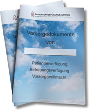 Vorsorge-Mappe mit Patientenverfügung, Vorso...