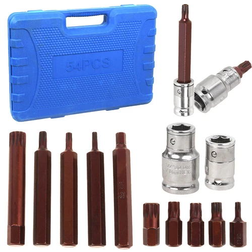 S2 Stecknuss Set XZN Innen Vielzahn Sechskant Torx Steckschlüssel Nuss Bit Satz - Bild 11 von 12